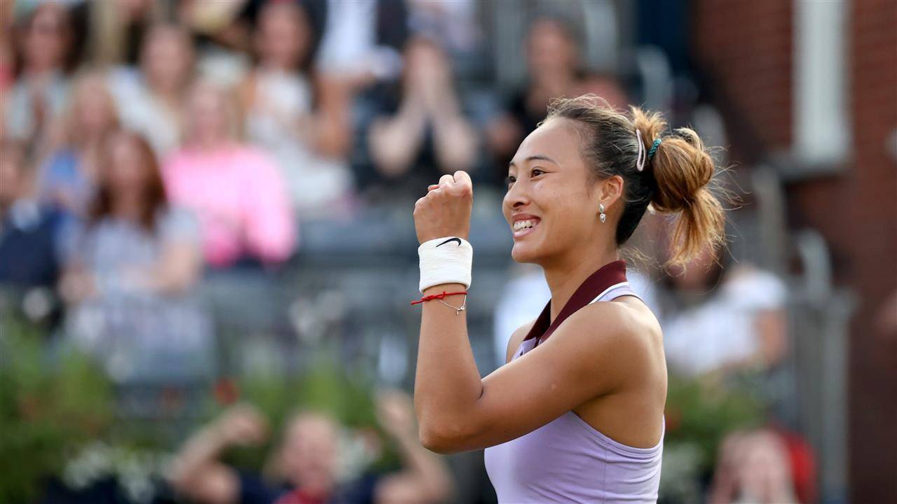 皇冠信用登2代理_喜讯皇冠信用登2代理！郑钦文淘汰前美网冠军首进草地赛四强！即时排名升至世界第四