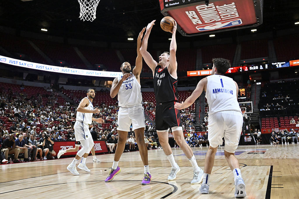 hga050皇冠手机版_杨瀚森10+5+4+3吕佩尔23+9 开拓者胜勇士迎夏联开门红