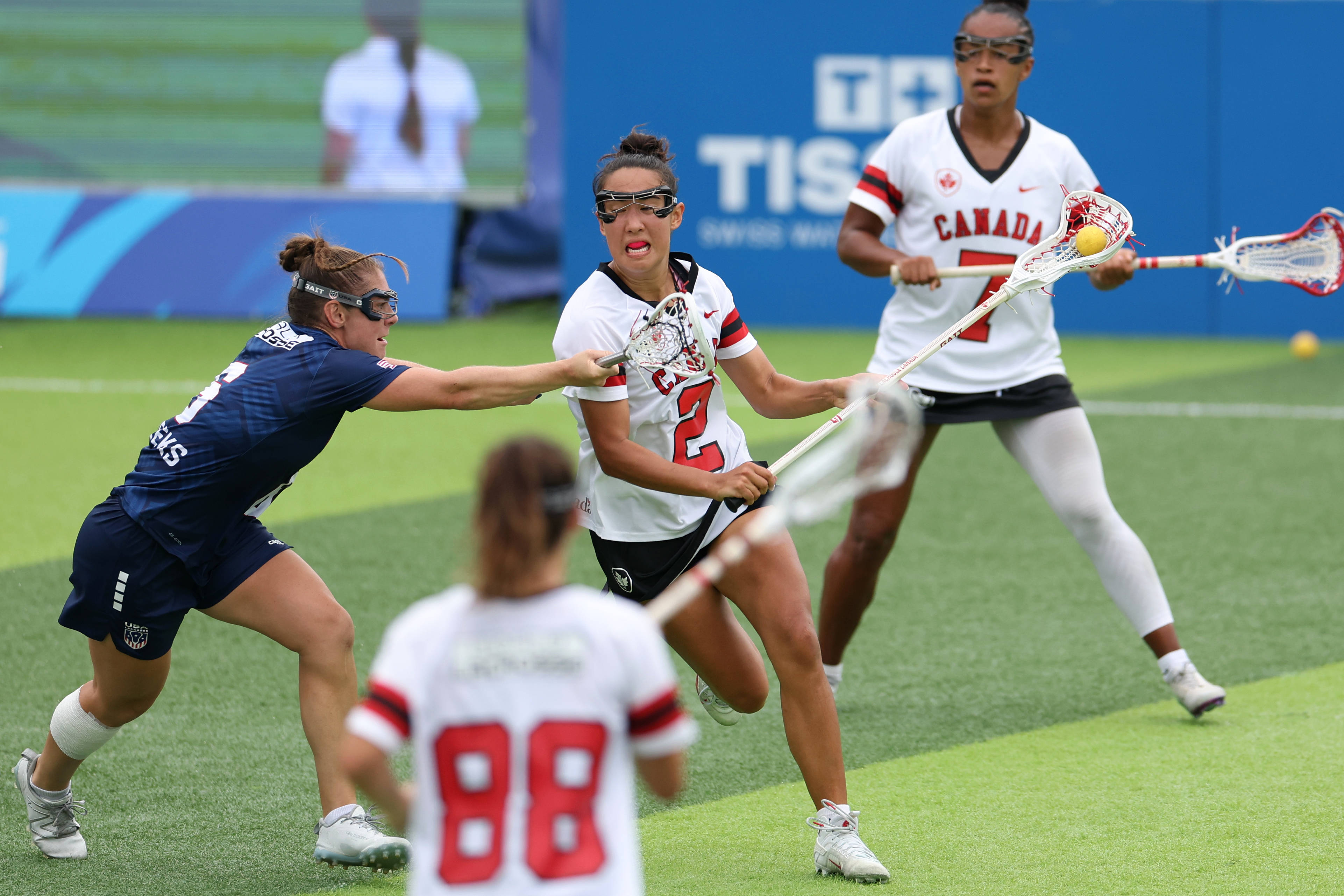 皇冠信用网会员_（成都世运会）棍网球——美国队夺得女子金牌